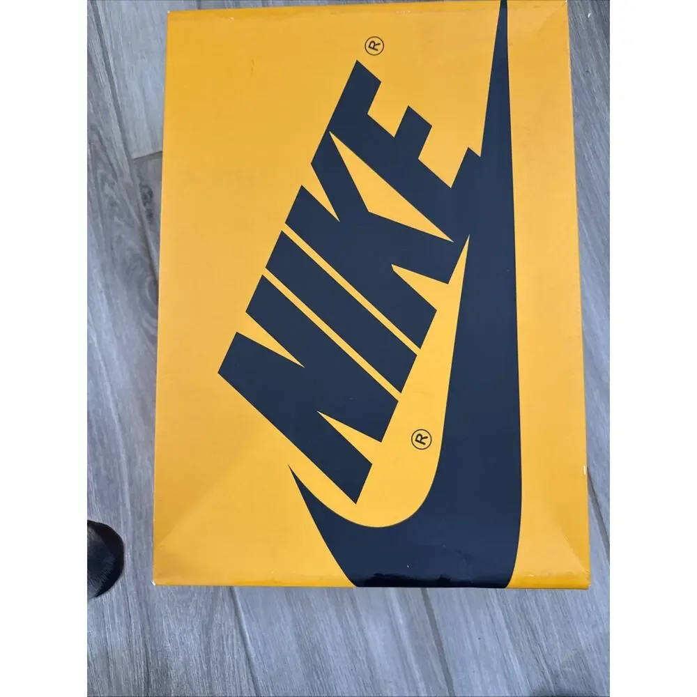 Size 13 Air Jordan 1 High OG Yellow Toe Taxi 555088-711 Lightly Worn W/ Box